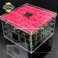 Caja de acrílico plástica modificada para requisitos particulares de alta calidad de la flor del nuevo estilo de JINBAO